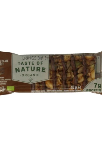 Taste Of Nature Dark chocolate coconut bio (40 Gram)