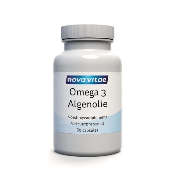 Nova Vitae Omega 3 algenolie DHA (60 Capsules)