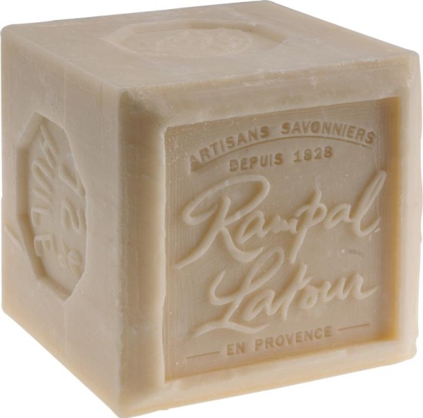 Rampal Latour Marseille zeep cube wit (600 Gram)