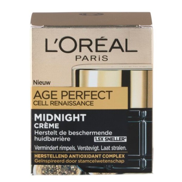 Loreal | L’Oréal Paris Age Perfect Cell Renaissance Nachtcrème 50 ml Anti Rimpel