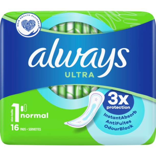 Always Maandverband ultra normaal 16 stuks