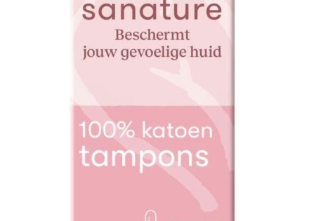 Sanature Katoenen Normaal Tampons 16 stuks