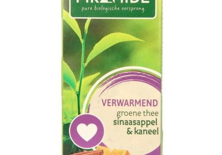 Piramide Verwarmend groene thee sinaasappel & kaneel bio (20 Zakjes)
