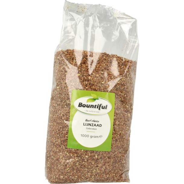 Bountiful Lijnzaad gebroken (1 Kilogram)