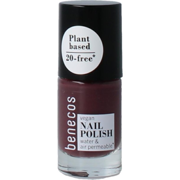 Benecos Vegan nail polish sweet plum 20-free plantbased (5 Milliliter)
