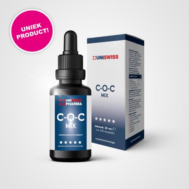 Uniswiss C-O-C mix (curcumine, olibanum (boswellia), vit c) (30 Milliliter)