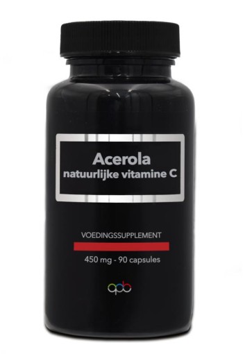 Apb Holland Acerola natuurlijke vitamine C puur 450mg (90 Vegetarische capsules)