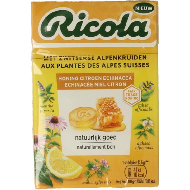 Ricola Honey lemon echinacea (50 Gram)