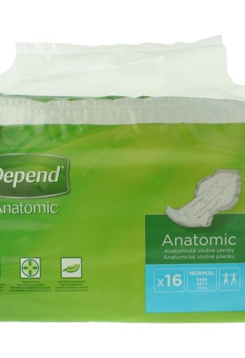 Depend Anatomic normaal (16 Stuks)