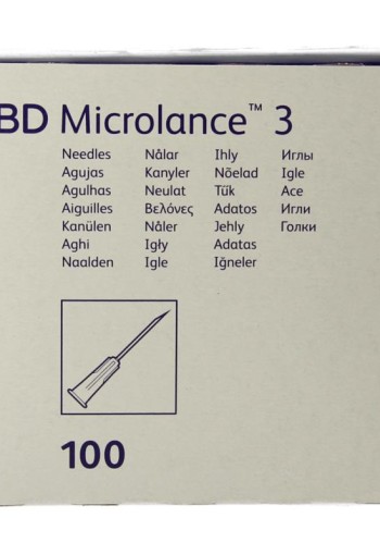 Becton Injectienaald B/D microlance 0.80 x 40 (100 Stuks)