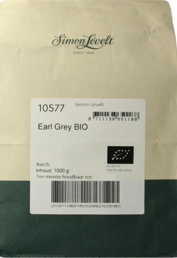 Simon Levelt Earl grey bio (1 Kilogram)