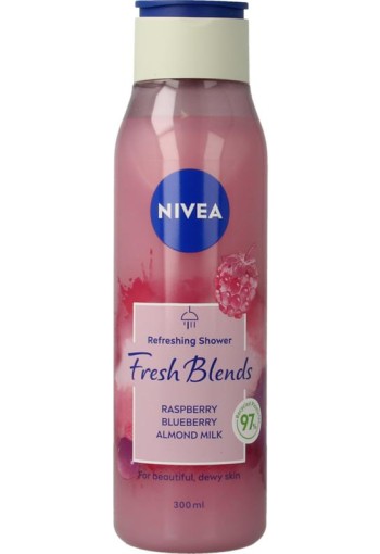 Nivea Douche fresh blends raspberry (300 Milliliter)