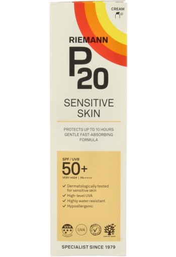 P20 Sensitive lotion SPF50+ (100 Milliliter)