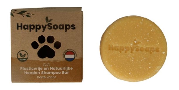 Happysoaps Honden shampoo bar - korte vacht (70 Gram)