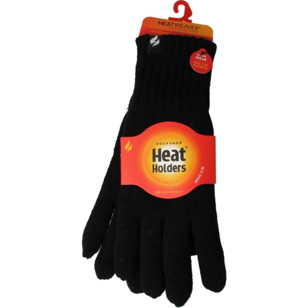 Heat Holders Mens cable gloves navy maat S/M (1 Paar)