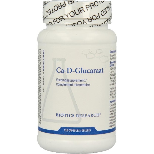 Biotics Calcium-D glucaraat (120 Capsules)