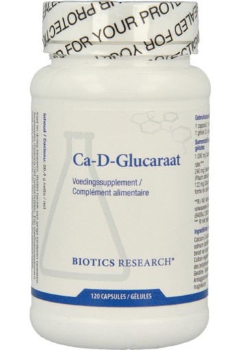 Biotics Calcium-D glucaraat (120 Capsules)
