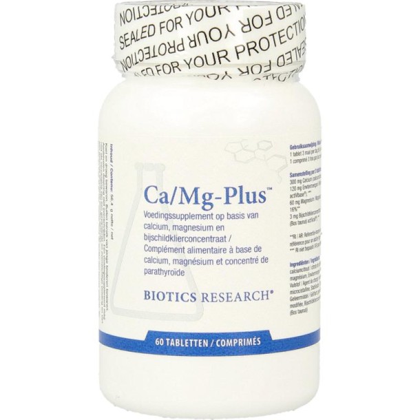 Biotics Calcium-en magnesiumcitraat plus (60 Tabletten)