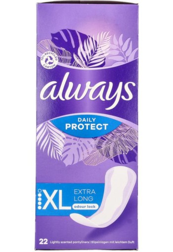Always Inlegkruisjes daily protect extra long (22 Stuks)