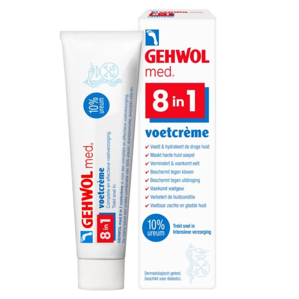 Gehwol 8-in-1 voetcreme (75 Milliliter)