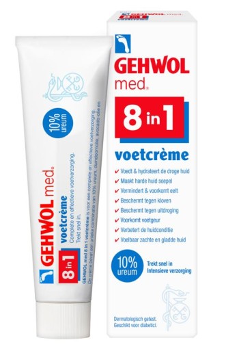 Gehwol 8-in-1 voetcreme (75 Milliliter)