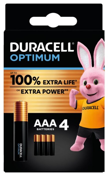 Duracell Alka optimum AAA (4 Stuks)