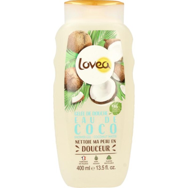 Lovea Shower gel coconut water (400 Milliliter)