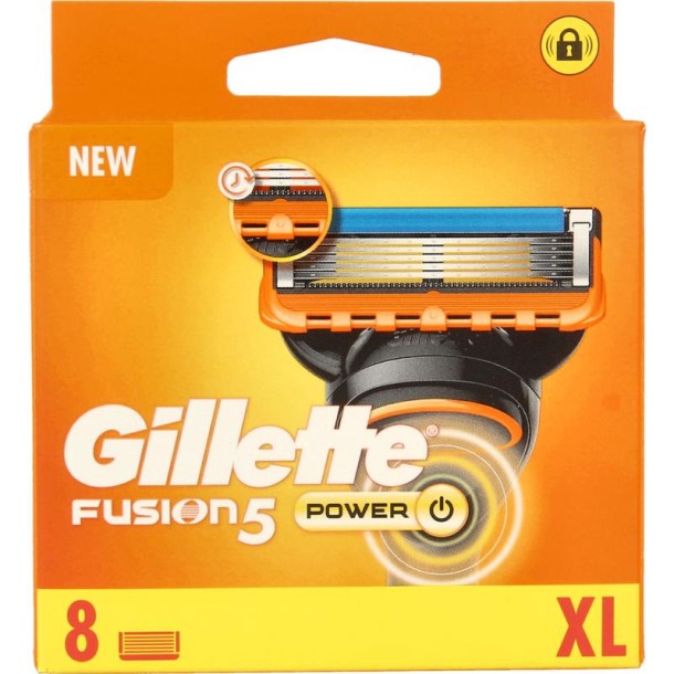 Gillette Fusion power mesjes (8 Stuks)