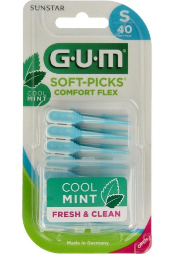 GUM Soft picks comfort flex mint small (40 Stuks)