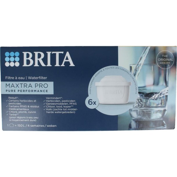 Brita Waterfilterpatroon maxtra pro all-in-1 6-pack (6 Stuks)