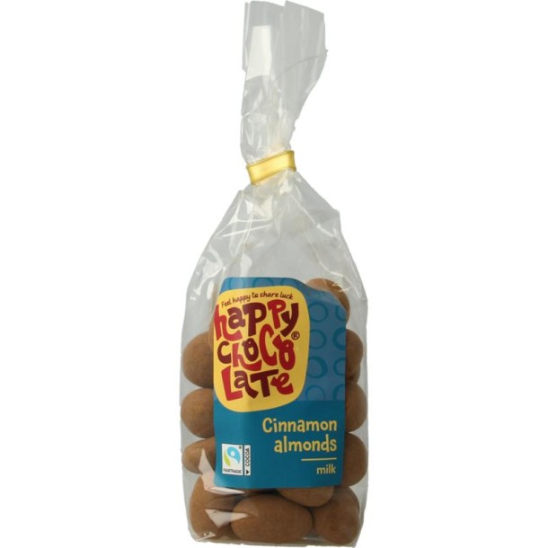 Happy Chocolate Chocolade kaneel amandelen bio (175 Gram)