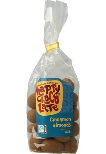 Happy Chocolate Chocolade kaneel amandelen bio (175 Gram)