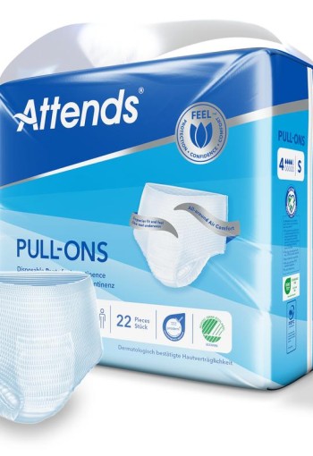 Attends Pull ons 4 maat S (22 Stuks)