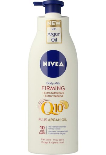 Nivea Body milk Q10 plus argan oil (400 Milliliter)