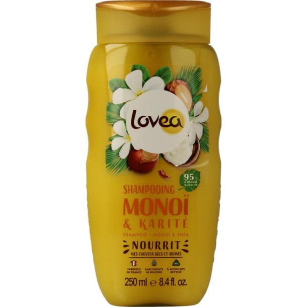 Lovea Shampoo Monoi & karite Shea oil (250 Milliliter)