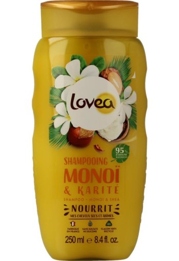 Lovea Shampoo Monoi & karite Shea oil (250 Milliliter)