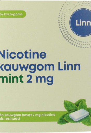Linn Nicotine kauwgom 2mg mint (204 Stuks)