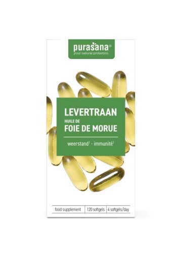 Purasana Levertraan (120 Softgels)