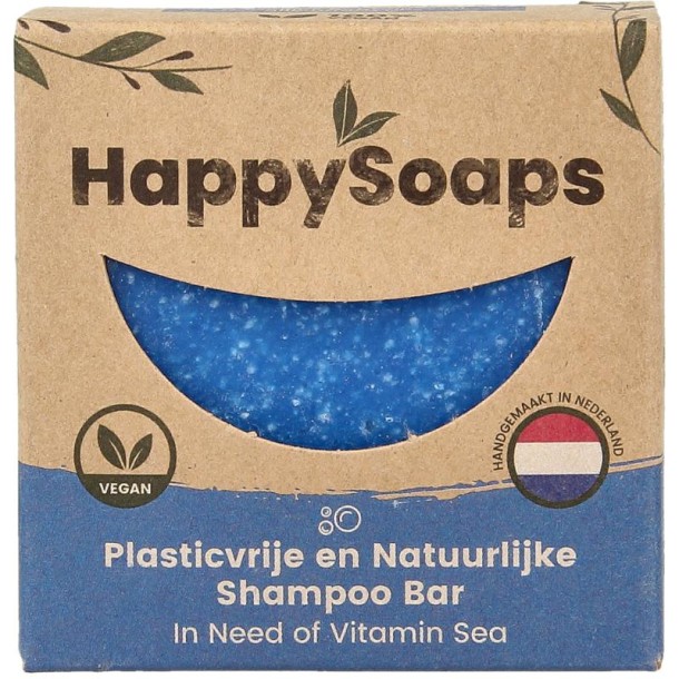 Happysoaps Shampoobar sea in need of vitamin (70 Gram)