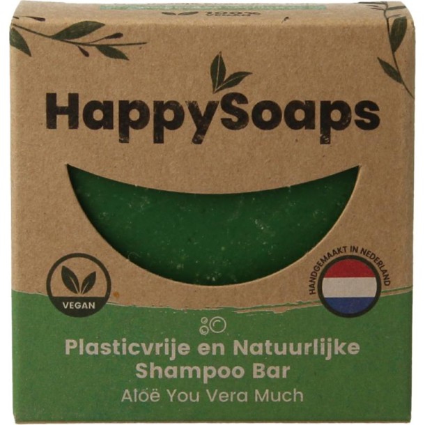 Happysoaps Shampoobar aloe you vera much (70 Gram)
