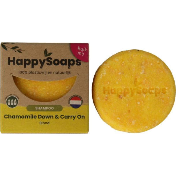 Happysoaps Shampoobar chamomile down & carry on (70 Gram)