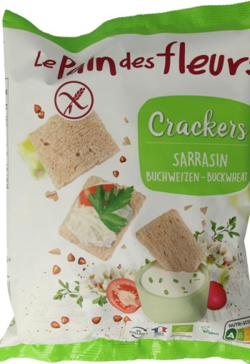 Pain Des Fleurs Salty snack boekweit bio (75 Gram)