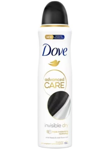 Dove Deodorant Spray Invisible Dry 250ml