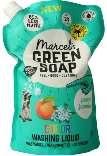 Marcel's GR Soap Wasmiddel kleur perzik & jasmijn (1 Liter)
