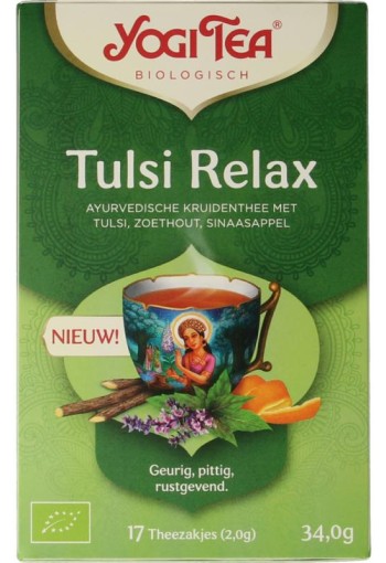 Yogi Tea Tulsi relax thee bio (17 Zakjes)