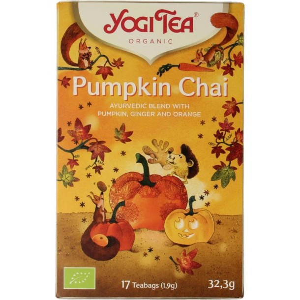 Yogi Tea Pumpkin chai bio (17 Zakjes)