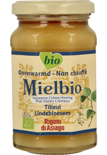 Mielbio Lindebloesem creme honing bio (300 Gram)