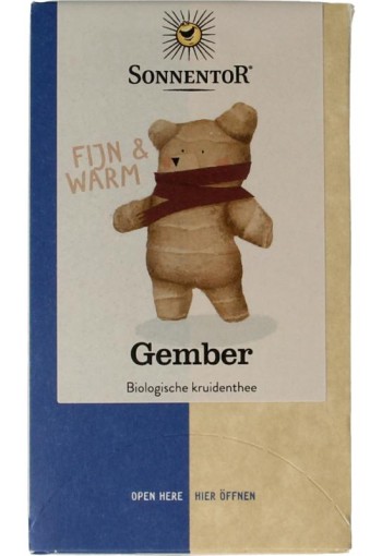Sonnentor Gember thee bio (18 Zakjes)