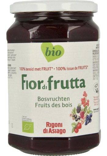 Fiordifrutta Bosvruchtenjam bio (630 Gram)