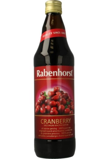 Rabenhorst Cranberrysap puur bio (750 Milliliter)